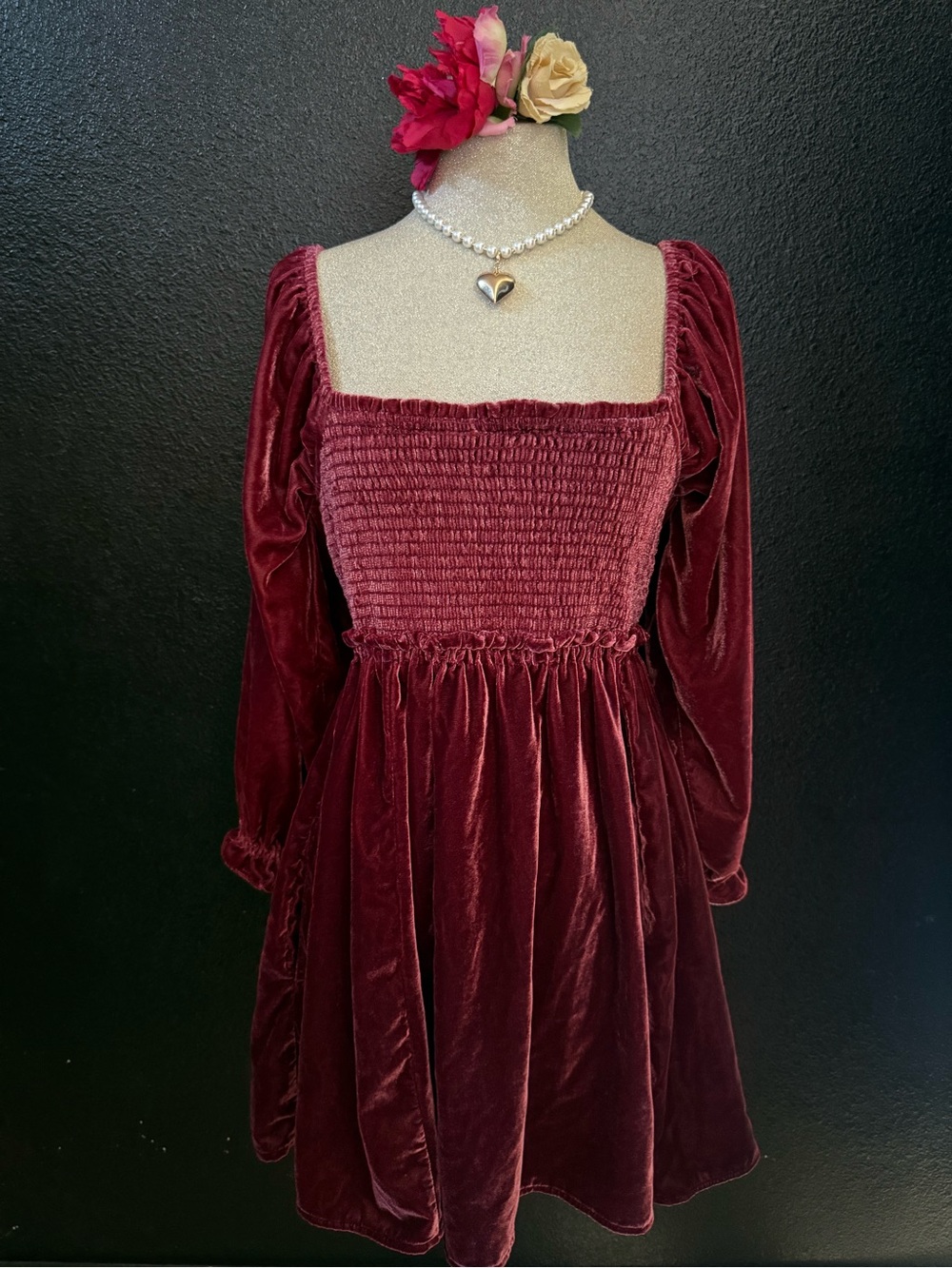 Free people velvet dress
